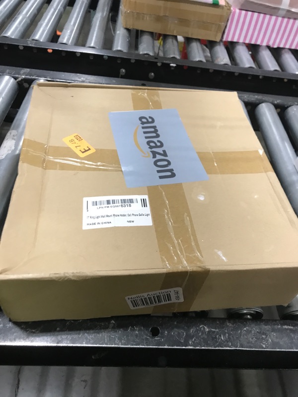 Photo 1 of 11'' Ring Light Wall Mount Phone Holder, Cell Phone Selfie Light with Wall Rotating Arm Compatible with iPhone 16 15 14 13 12 11 Xr Xs X pro max and Samsung Smartphones