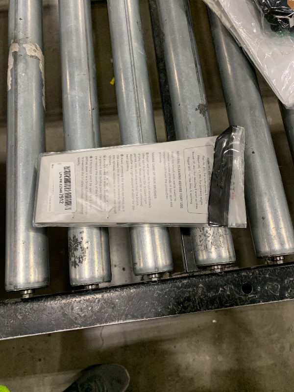 Photo 1 of 10pcs Short Handle White Hog Hair Artist Paint Brush Set by DUGATO Perfect for Acrylic Oil Gouache Watercolor, Painting Brushes Kit for Kids, Adults Fabulous for Canvas & Fabric