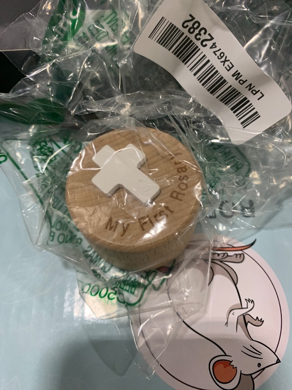 Photo 1 of TBTFW My First Rosary, Baptism Rosary, Catholic First Communion Rosary, Used for The Baptism Ceremony of Newborns(White)