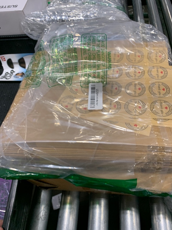 Photo 1 of OAMCEG 50 PCS Cookie Boxes with Window, 6x6x3 Inch Cupcake Boxes, Brown Bakery Containers for Pastry, Dessert, Chocolate Strawberries, Treat Boxes with Stickers & Jute Twine