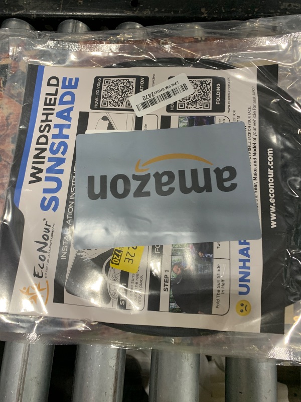 Photo 1 of EcoNour Car Windshield Sun Shade | 2025 Upgraded Innovative No-Light-Pass Technology for Maximum Coverage | Foldable Sun Shade Keeps Your Vehicle Cool | Must-Have Car Accessories | Small (59" x 29")