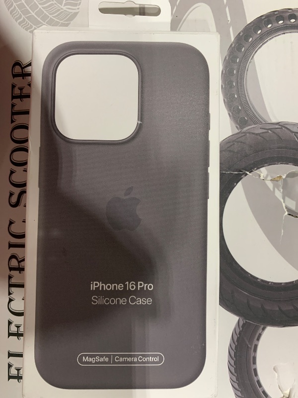 Photo 1 of Apple iPhone 16 Pro Silicone Case with MagSafe and Camera Control: Lightweight Phone Case, Wireless Charging Compatible, Smooth Matte Finish; Stone Gray