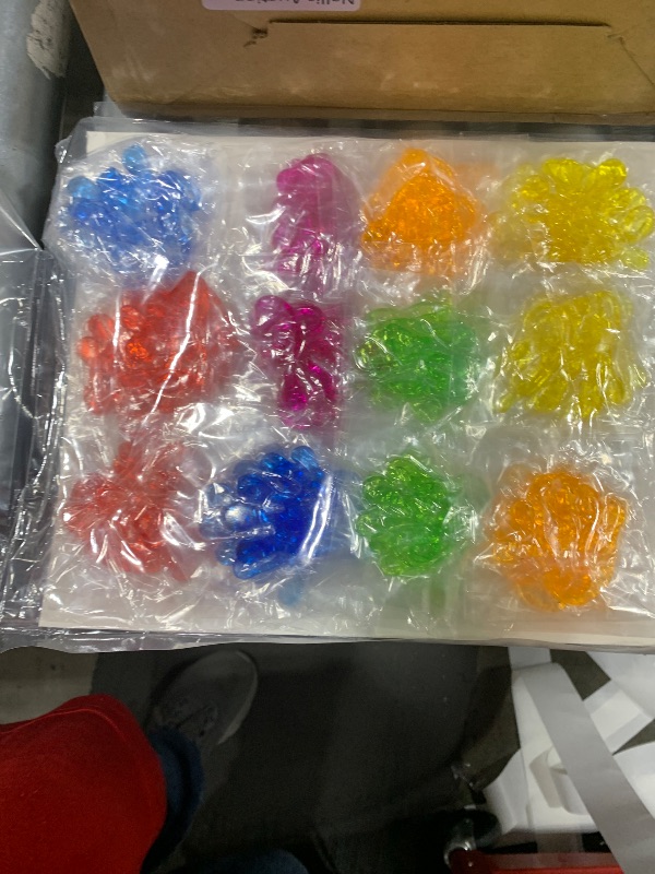 Photo 1 of Sticky Hands Bulk 48 PCS Party Favors for Kids 4-8 8-12 Stretchy Sticky Hand Toy Goodie Bag Stuffers Back to School Gifts for Students Treasure Box Toys for Classroom Prizes Birthday Party Supplies
