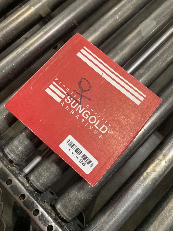Photo 1 of Sungold Abrasives 87503 Plain Backed Edger Sanding Discs for Floor Sanders 40 Grit Heavyweight Silicon Carbide Paper with 7" x 7/8" Center Hole (50 Pack)