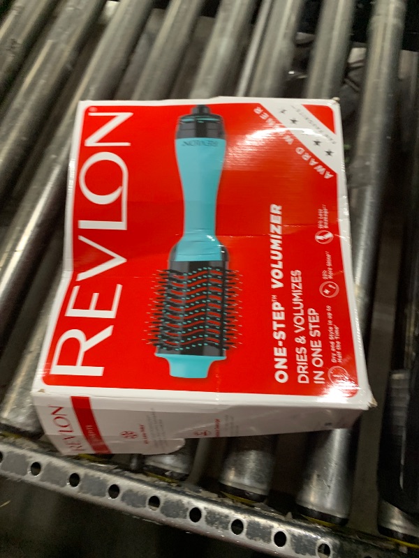 Photo 1 of REVLON One-Step Volumizer Original 1.0 Hair Dryer and Hot Air Brush, Mint