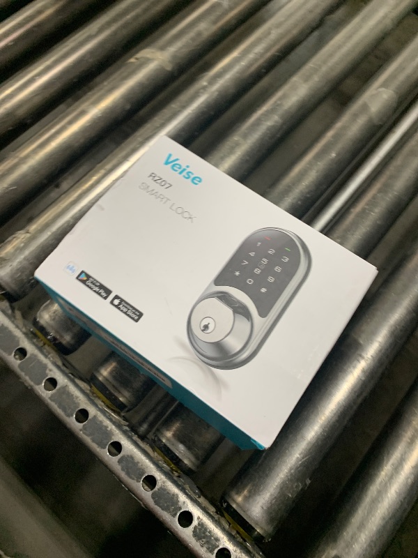 Photo 1 of Veise RZ07 Smart Lock, Fingerprint Door Lock, 7-in-1 Keyless Entry with App Control, Electronic Touchscreen Keypad Deadbolt, Biometric Smart Locks for Front Door, Satin Nickel