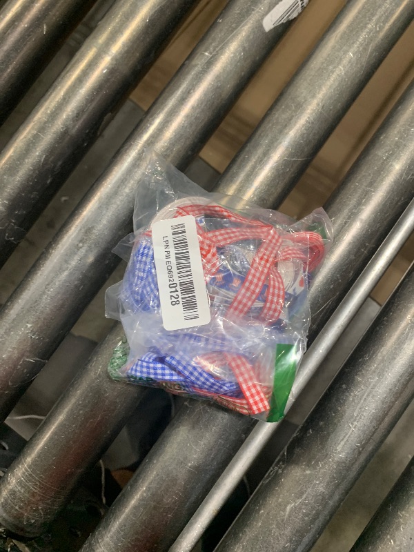Photo 1 of Hying 6 Rolls Patriotic Ribbon for Wrapping Gifts, Grosgrain 4th of July Ribbons for Gift Wrapping Decor DIY, 3/8" X 25 Yards Blue Red Star Independence Day Ribbon for Patriotic Decor Party Supplies