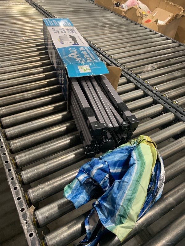 Photo 1 of Yoli LiteTrek 36 7' x 7' Instant Striped Canopy with Backpack
