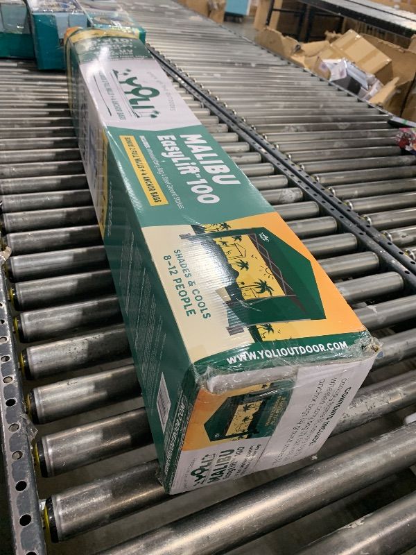 Photo 1 of Yoli Malibu EasyLift 100 10' x 10' Straight Leg Instant Canopy Value Pack
