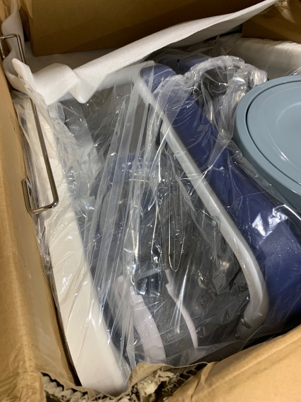 Photo 1 of Patient Transfer Lift Chair, 350 lb Capacity, 180° Split Seat, Hydraulic Commode Wheelchair for Elderly, Bed to Toilet