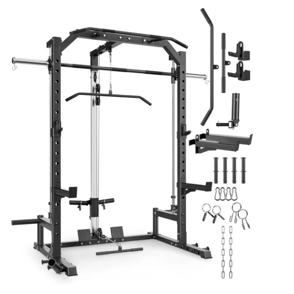 Photo 1 of (INCOMPLETE SET) GARVEE Smith Machine Home Gym with Barbell Bar