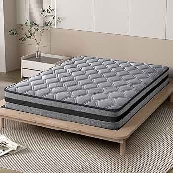 Photo 1 of Dark Grey Spring Mattress, King