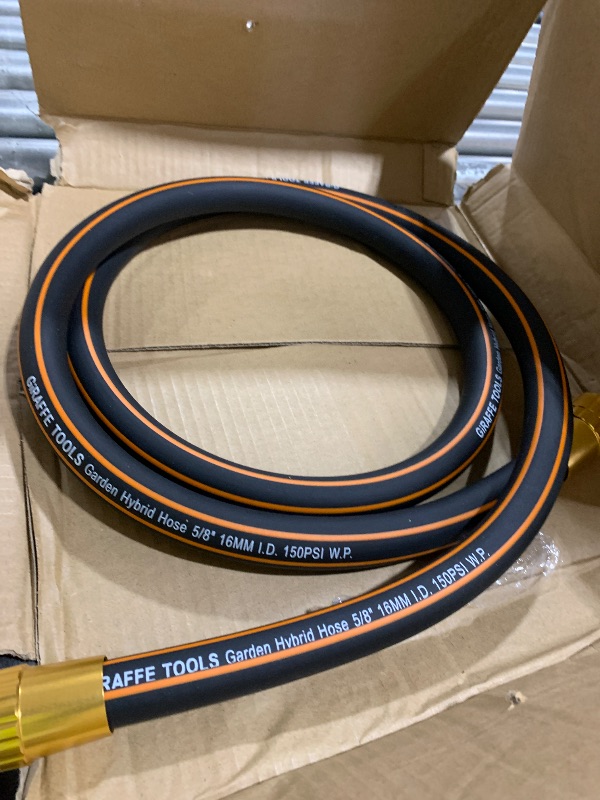 Photo 1 of Giraffe Tools Garden Hose 10ft x 5/8'', Short Water Hose Heavy Duty, Lightweight, Flexible Hybrid Hose 