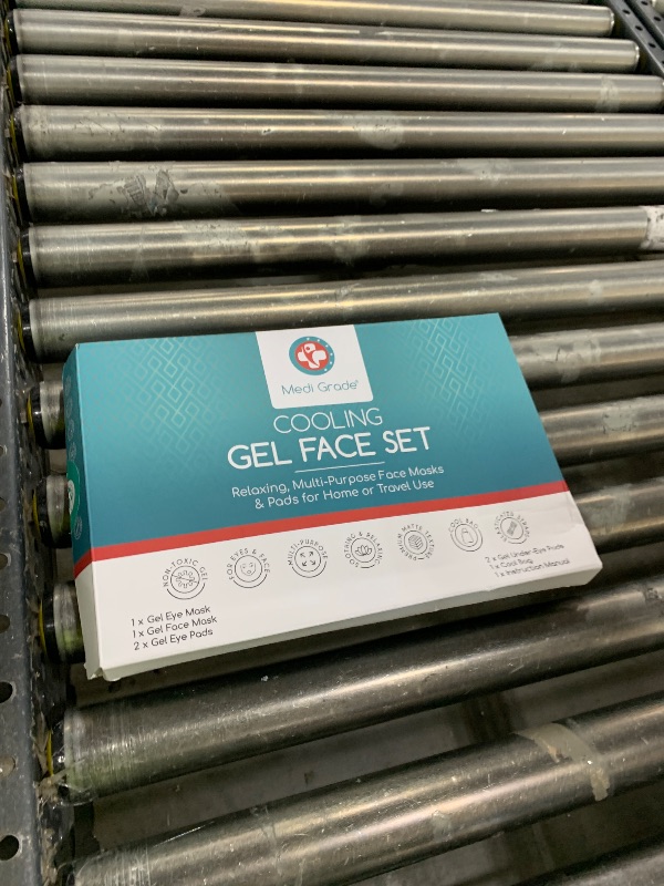 Photo 1 of Medi Grade Cooling Ice Face Mask and Cooling Eye Mask for Puffy Eyes & Migraine Relief 