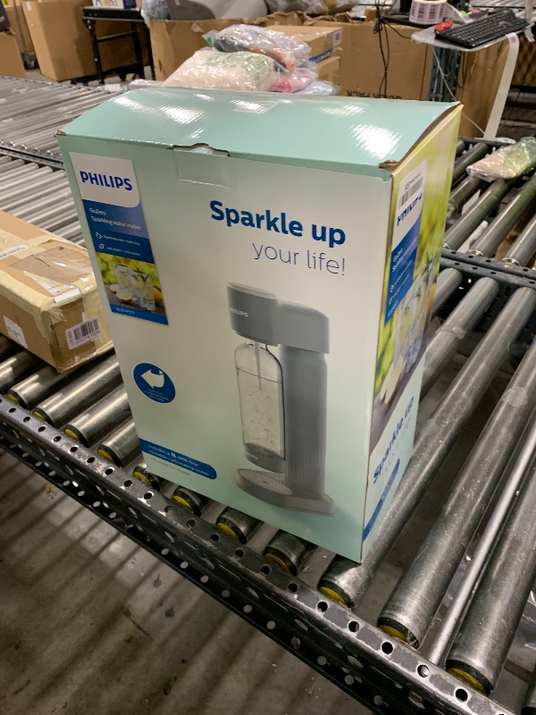 Photo 1 of PHILIPS Sparkling Water Maker Soda Maker Soda Streaming Machine Quick Twist for Easy Install, 1L Carbonating Bottle