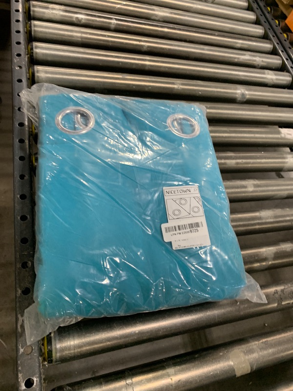 Photo 1 of NICETOWN Full Shading Curtains for Windows, Super Heavy-Duty Black Lined Blackout Curtains (Peacock Teal, Pack of 2, 52 inches W x 95 inches L)