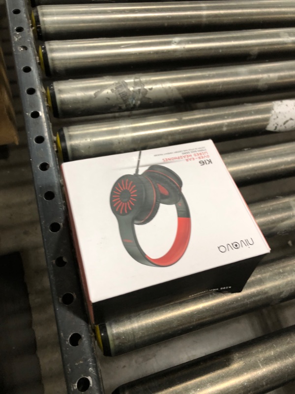 Photo 1 of NIVAVA Wired Headphones with Microphone, K16 On-Ear Headphones for Kids with 3.5MM Jack, Foldable Stereo Bass Headset