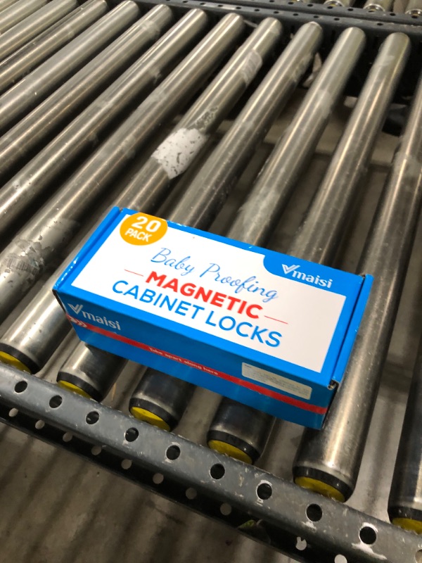 Photo 1 of 20 Pack Magnetic Cabinet Locks Baby Proofing - Vmaisi Children Proof Cupboard Drawers Latches - Adhesive Easy Installation