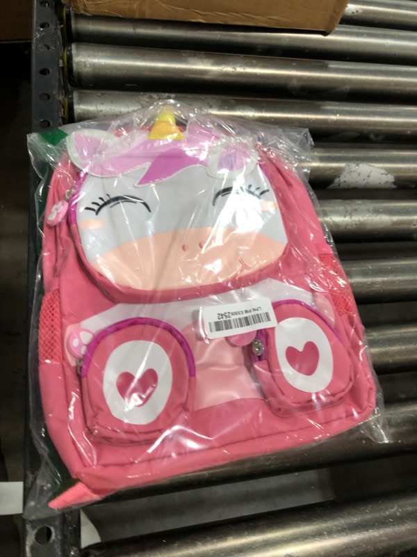 Photo 1 of Hairao Toddler Backpack for Girls kids,Unicorn pink Girls Bookbag,Waterproof Animal Preschool Schoolbag Age 2-5