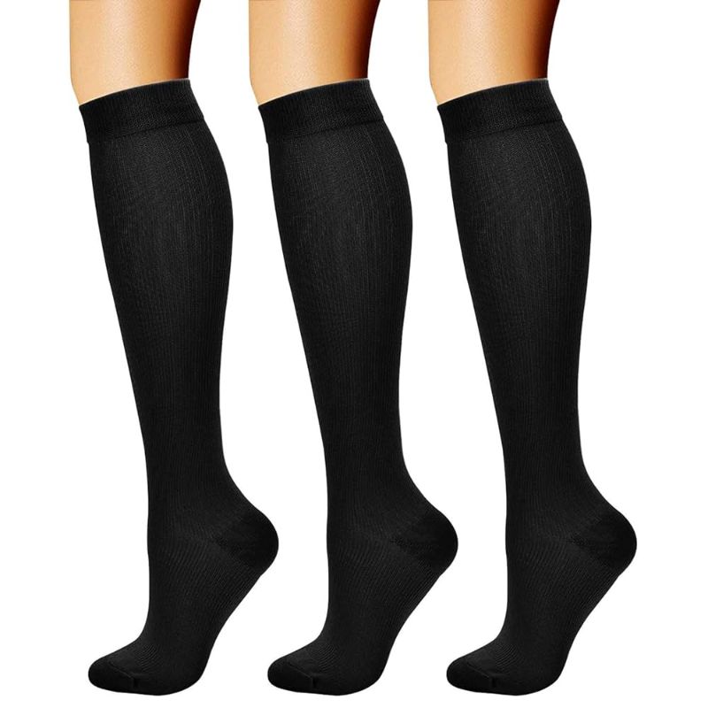 Photo 1 of CHARMKING Compression Socks for Women & Men Circulation (3 Pairs) 15-20 mmHg is Best Athletic