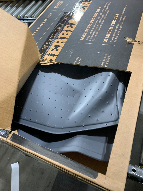 Photo 1 of Husky Liners Weatherbeater Floor Mats | Fits 2019 - 2025 Chevrolet Blazer; 2017 - 2025 Cadillac XT5; 17 - 23 GMC Acadia | Front & 2nd Row, 3-pc Grey - 99142