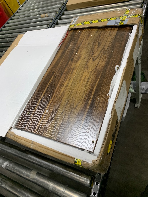 Photo 1 of (Incomplete set) Tribesigns 71-Inch Executive Desk, L-Shaped Desk with Cabinet, Large Office Desk with Drawers and Storage Shelves