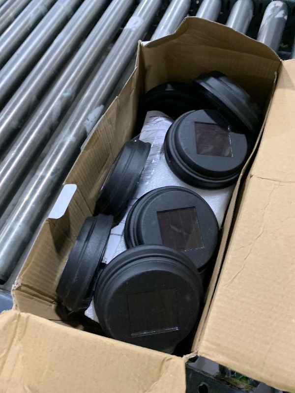 Photo 1 of EXCMARK 10 Pack Color Changing Solar Lights Outdoor Decorative for Garden Pathway Walkway, Solar Outdoor Decorations for Patio Garden Christmas.