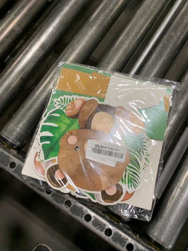 Photo 1 of 10 PCS Baby Jungle Animals Honeycomb Centerpieces 3D Table Decorations for Safari Baby Shower Decoration for Boy Safari Jungle Birthday Party Decorations for Kids Baby Shower Decorations