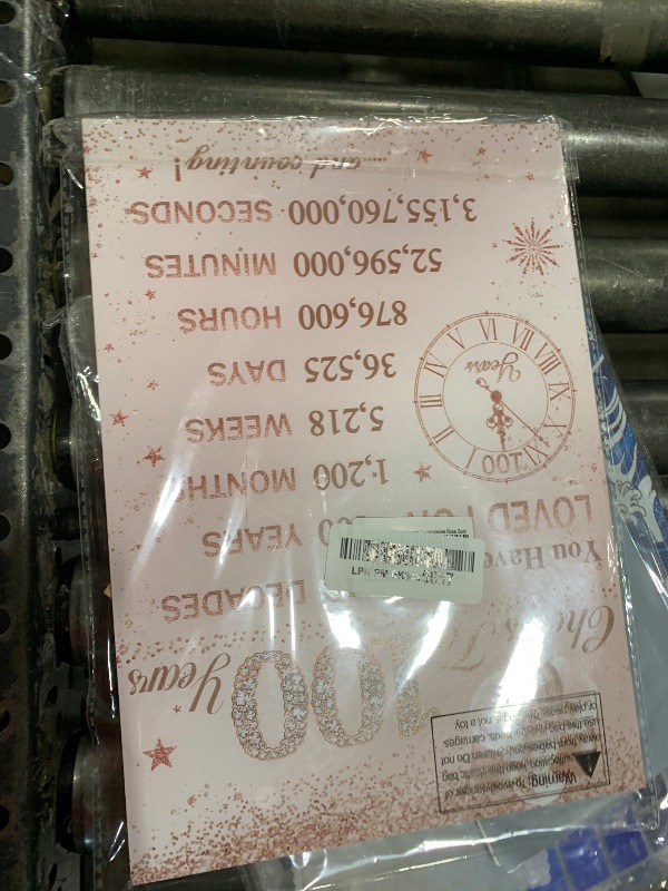 Photo 1 of 10PCS 100th Birthday Decorations Centerpieces for Table Decorations, 2025 Vintage 1925 Honeycomb Table Topper Back in 1925 Birthday Party Decoration for Women (Rose Gold & Black, 100 Years)