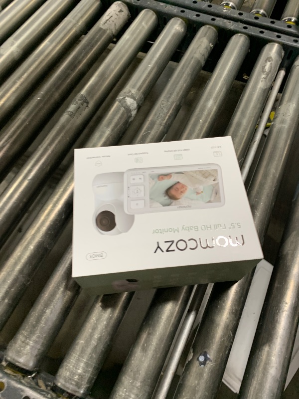 Photo 1 of Momcozy Video Baby Monitor, 5.5” 1080P Full HD Baby Monitor with Camera No WiFi, Infrared Night Vision, 5800mAh 120-hrs Battery, ECO, VOX, 2-Way Audio, 1640ft Range, Record and Rewind Locally, BM03