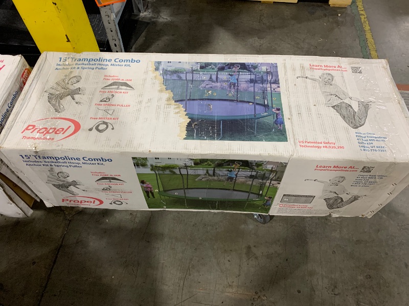 Photo 1 of Propel Trampolines 15' Round Trampoline with Safety Enclosure