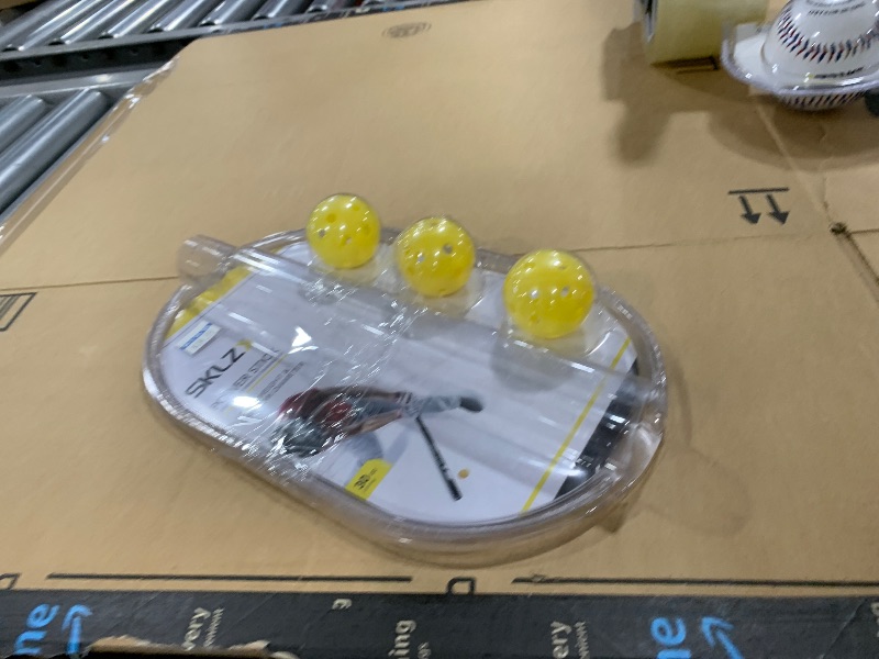 Photo 1 of  STICK NOT INCLUDED----------------------------SKLZ Power Stick Baseball and Softball Training Bat for Strength, 30 Inch, 30 Ounce, Black/Yellow