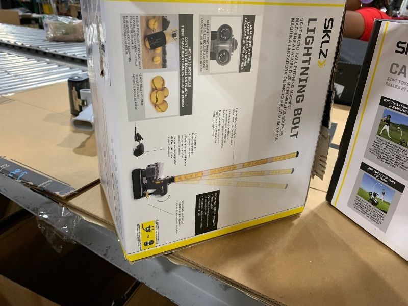 Photo 1 of SKLZ Lightning Bolt Baseball Pitching Machine