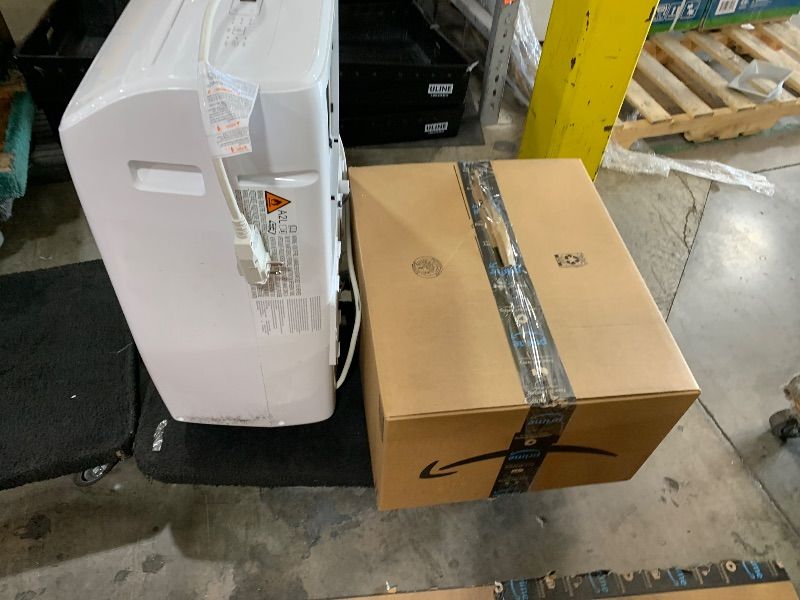 Photo 1 of Hisense 8,000 BTU Portable Air Conditioner with Dual Hose & Inverter, 350 Sq Ft, Wi-Fi, ConnectLife App for Google and Alexa, 3 operating modes, Noise 42 dB(A) - HAP0824TWD, White