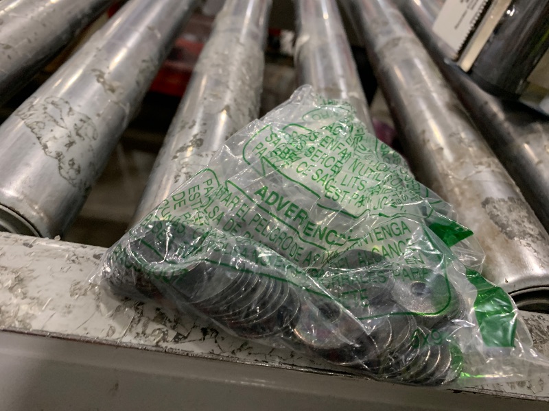 Photo 1 of 1/4 x 1 Inch 18-8(304) Stainless Steel Fender Washers, Black Zinc Plated Flat Washers for Screws and Bolts, 50 Pieces Large Repair Washers for Home and Industrial Use