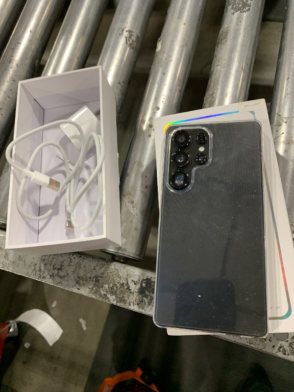 Photo 1 of lolhtvlol Unlocked Cell Phones C25 Ultra,12+512GB, 5G Dual SIM Android 14 Phone, Long Life Battery 5000mAh?108MP+48MP, 6.9“ HD+120Hz Display, Build in Pen, Dual SIM/Face ID/GPS (Titanium Black)