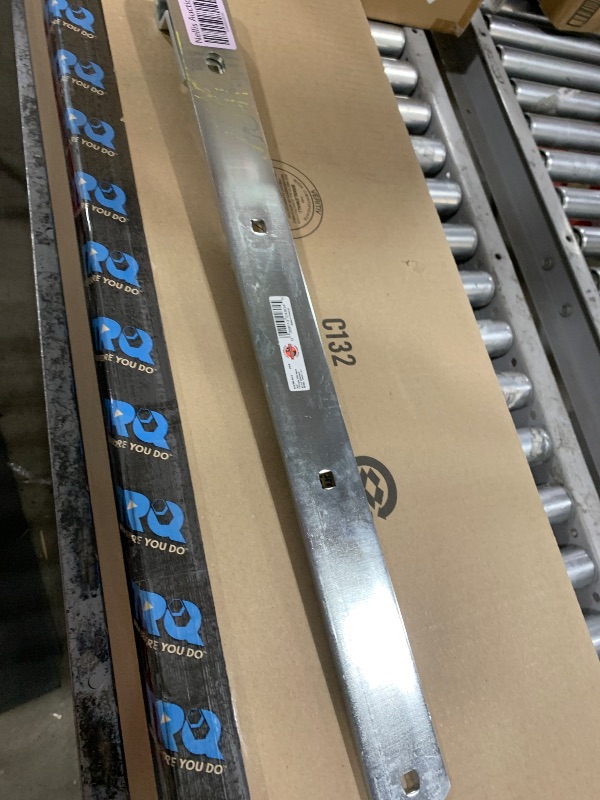 Photo 1 of National Hardware N248-047 Gate Hinge Strap, 24-Inches, Coated with WeatherGuard Protection, Zinc-Plated
