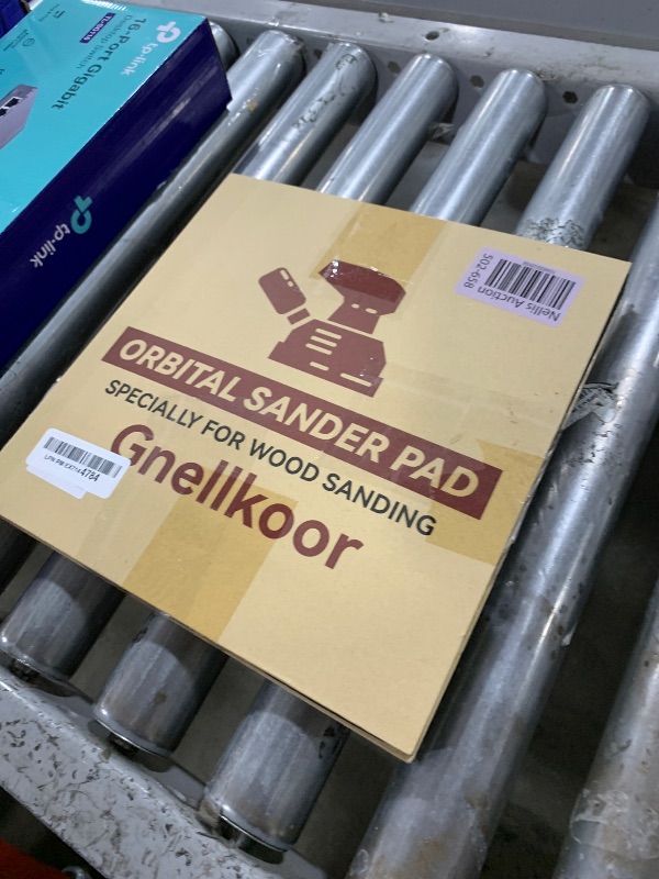 Photo 1 of Gnellkoor 4 Pack 5" 8 Hole Hook & Loop Replacement Sander Pads Compatible with Makita Orbital Sander BO5010 BO5030K BO5031K BO5041K, Replacement Parts #743081-8/743051-7 (3 Screw Holes Sander Pads