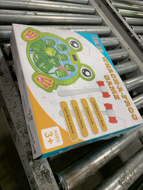 Photo 1 of YEEBAY Whack A Frog Game with 2 Hammers, Toddler Early Developmental Learning Toy, Fun Birthday Gift for Kids Age 2+, Toys for 2 3 4 Year Old Boys Grils