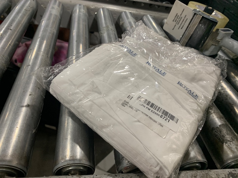 Photo 1 of Royale Linens White Pillowcase Set of 12 - Queen 20"x30" Bed Pillow Cover - 1800 Brushed Microfiber - Wrinkle & Fade Resistant - Bulk Pillow Cases - Hotel Quality Pillowcase 12 Pack (Queen, White)