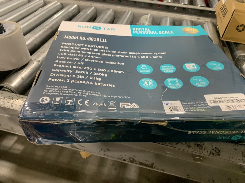Photo 1 of 550lb Bathroom Digital Scale for Body Weight with Ultra-Wide Platform and Large LCD Display, Accurate High Precision Scale with Extra-High Capacity