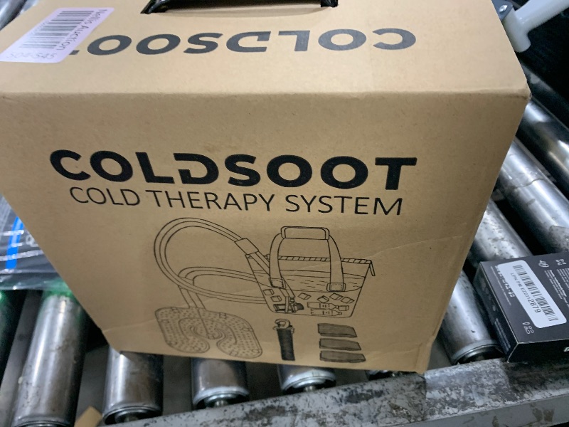 Photo 1 of COLDSOOT Cold Therapy Machine w/Timer, Compact and Portable Ice Machine for Knee After Surgery, Knee Replacement Recovery System, Cryotherapy Pain Relief w/Compression Pad for Shoulder, Hip and Ankle