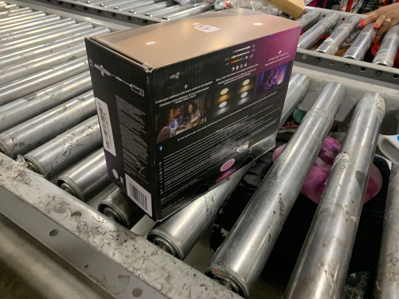 Photo 1 of Philips Hue Smart Slim 6 Inch LED Downlight - White and Color Ambiance Color-Changing Light - 1 Pack - 1200LM - Indoor - Control with Hue App - Works with Alexa Google Assistant and Apple Homekit