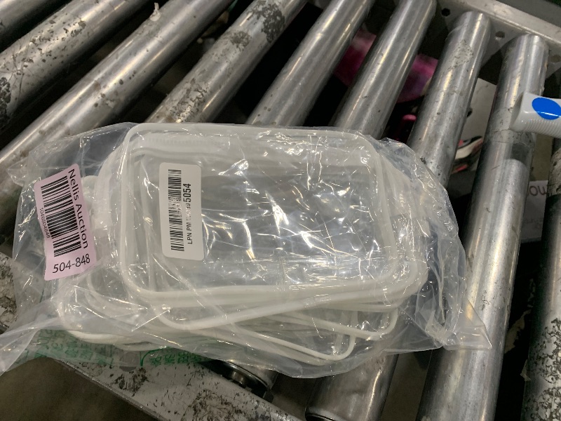 Photo 1 of Tbestmax 10 Pcs Clear Cosmetic Bags Small Makeup Bags Portable Waterproof Travel Toiletry Bags Organizer White, 7.5"x 4.8"x 2.3"