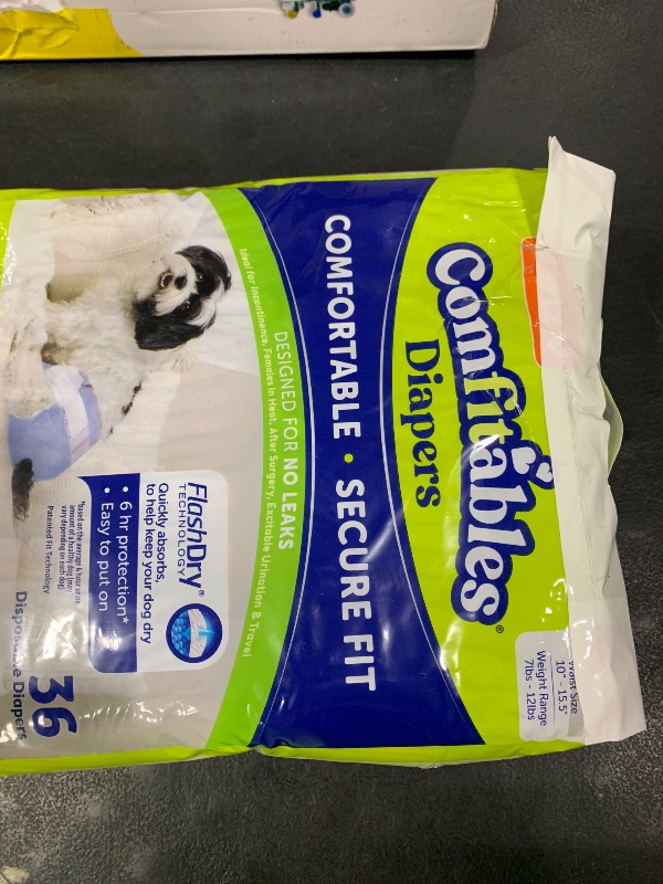 Photo 1 of Hartz Disposable Dog Diapers, Size S 36 count, Comfortable & Secure Fit, Easy to Put On