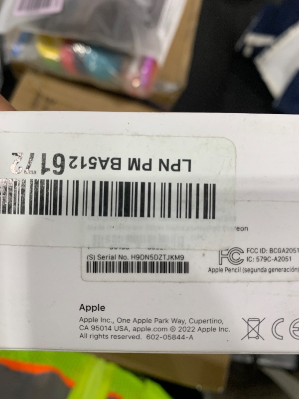Photo 1 of Apple Pencil (2nd Generation): Device Compatibility Check Required - Pixel-Perfect Precision, Perfect for Note-Taking, Drawing, and Signing documents. Attaches, Charges, and Pairs magnetically.