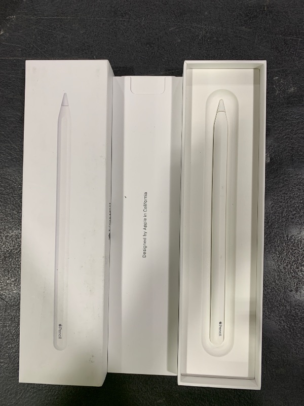 Photo 1 of Apple Pencil (2nd Generation): Device Compatibility Check Required - Pixel-Perfect Precision, Perfect for Note-Taking, Drawing, and Signing documents. Attaches, Charges, and Pairs magnetically.