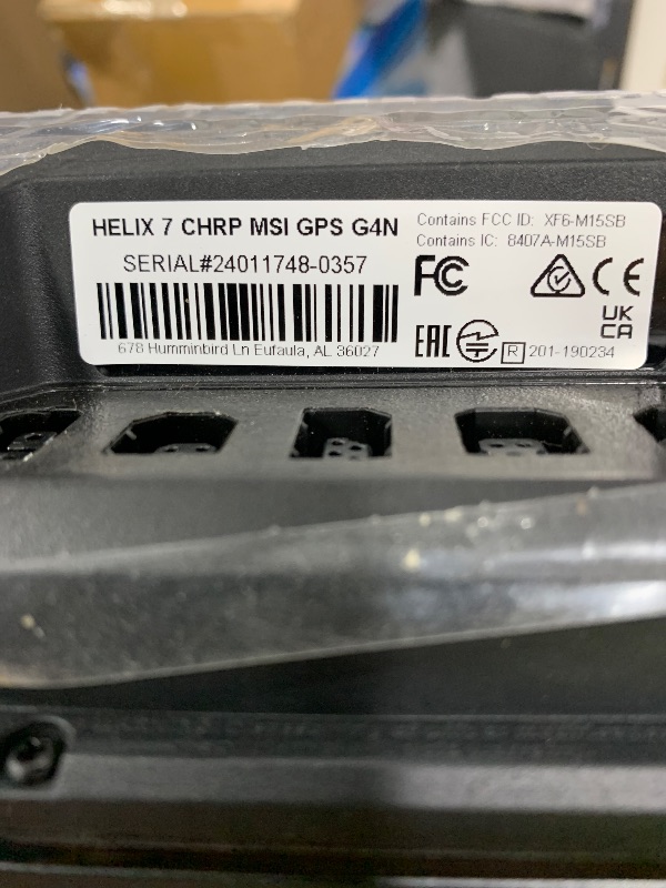 Photo 1 of Humminbird Helix 7 G4N GPS Fish Finder with Transducer, MEGA Side Imaging