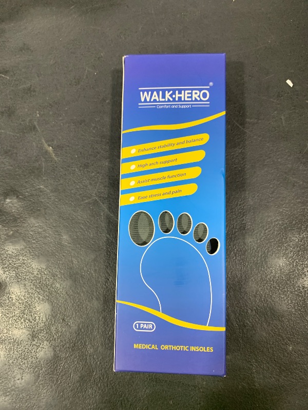 Photo 1 of Plantar Fasciitis Feet Insoles Arch Supports Orthotics Inserts Relieve Flat Feet, High Arch (Mens 4-4 1/2 | Womens 6-6 1/2)