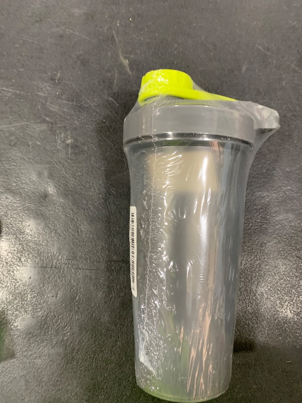 Photo 1 of Mr. Pen- Shaker Bottles for Protein Mixes with Twist Cap, 28 oz, Gray/Yellow, Protein Shaker Bottle with Wire Whisk Ball